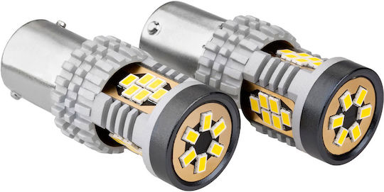 AMiO Lamps Car & Motorcycle P21W / BA15S Canbus LED 6000K Cold White 12-24V 2pcs