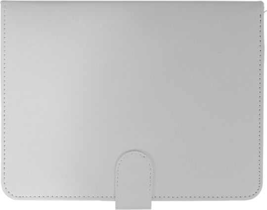 Universal Stand Flip Cover Λευκή (Universal 7")