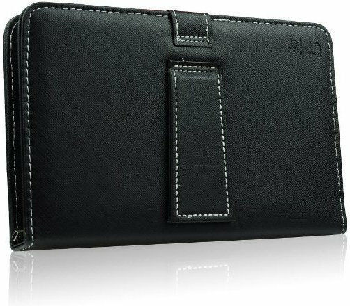 Blun Husă Tastatură Flip Cover Engleză SUA Neagră Universal 7"