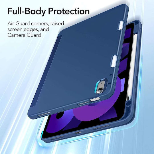 ESR Rebound Pencil Flip Cover Albastru marin (iPad Air 2020/2022)