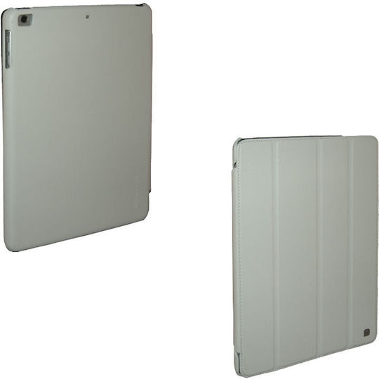 Hoco Flip Cover Din Piele Albă (iPad Air 2013 9,7")