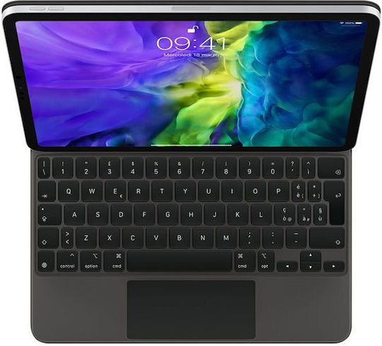Apple Flip Cover mit Tastatur Englisch US Schwarz für iPad Pro 2020 11"