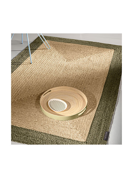 Guy Laroche Nest Rug Rectangular Summer from Jute Olive