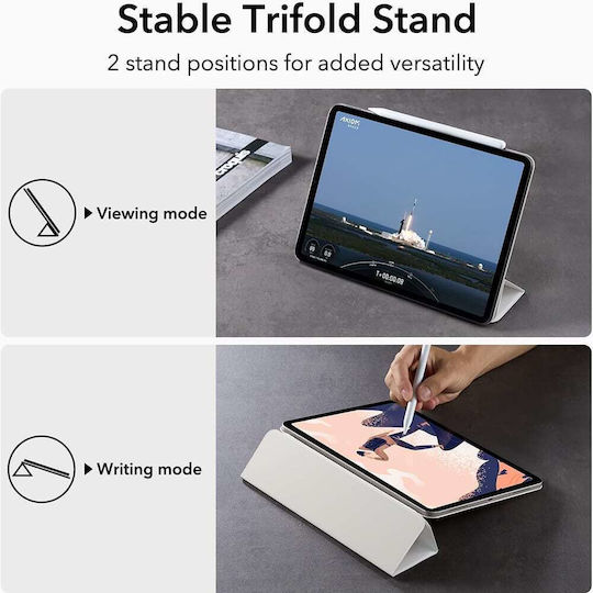 ESR Rebound Magnetic Flip Cover White (iPad Air 2013 9.7" / iPad Air 2020/2022 / iPad Pro 2018 11")