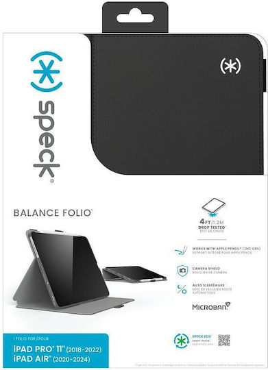 Speck Balance Folio Back Cover Ανθεκτική Μαύρη (iPad Air 11" 2024/2025/2026)