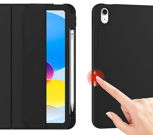 Techsuit Flip Cover Ανθεκτική Μαύρη (iPad 2022 10.9'' / iPad 2025 11")
