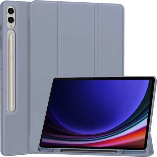 Techsuit Флип Капак Лилав Samsung Galaxy Tab S9 Plus