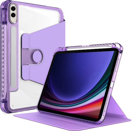 Techsuit Crystal Vision Samsung Galaxy Tab S9 Plus S9 Fe Plus Лилав
