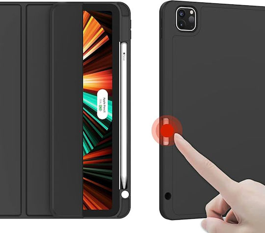 Techsuit Flip Cover Dauerhafte Schwarze (Xiaomi Pad 6, Pad 6 Pro)