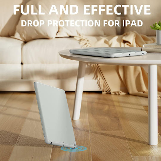 Techsuit Flip Cover Ανθεκτική Γκρι (iPad 2019/2020/2021 10.2'')