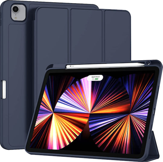 Techsuit Flip Cover Σιλικόνης Ανθεκτική Μπλε (iPad Pro 2018 11" / iPad Pro 2020 11" / iPad Pro 2021 11" / iPad Pro 2022 11'')