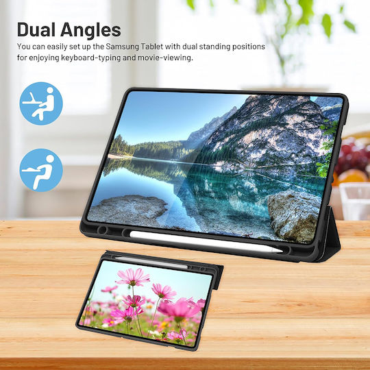 Techsuit Klappdeckel Robust Lila (Samsung Galaxy Tab A9 Plus)