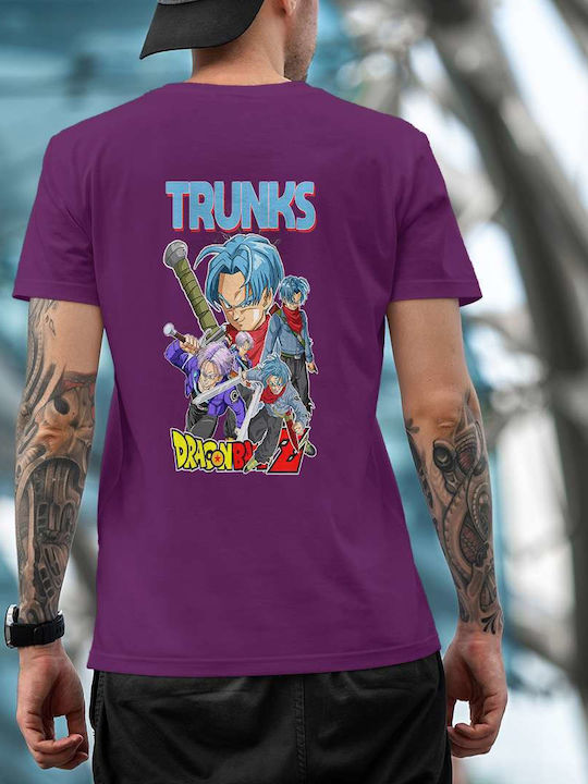 From T-shirt Dragon Ball Lila Baumwolle