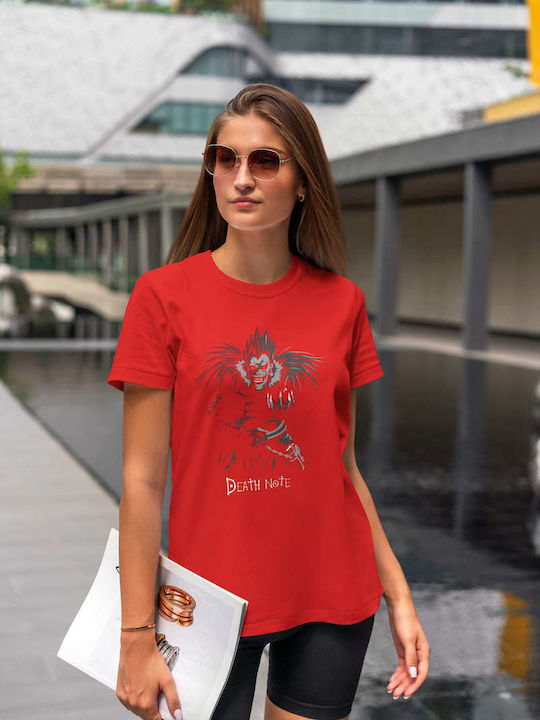 T-shirt Death Note Red Cotton