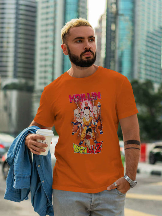 T-shirt Dragon Ball Orange Cotton