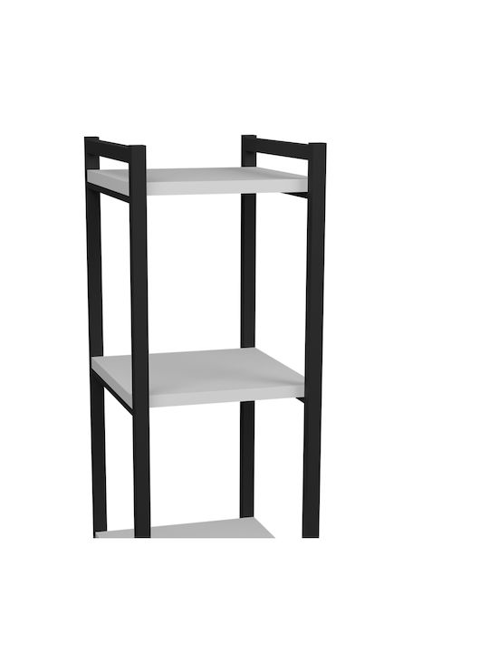 Bookcase Harvey Black-White 33x28x100cm