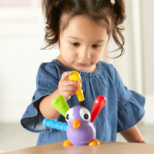 Learning Resources Παιχνίδι Στοίβαξης Pedro The Peacock για 18+ Μηνών