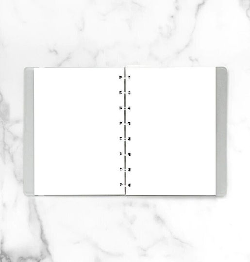 Filofax Notebook Ανταλλακτικές Κόλλες A5 με Λευκές Σελίδες