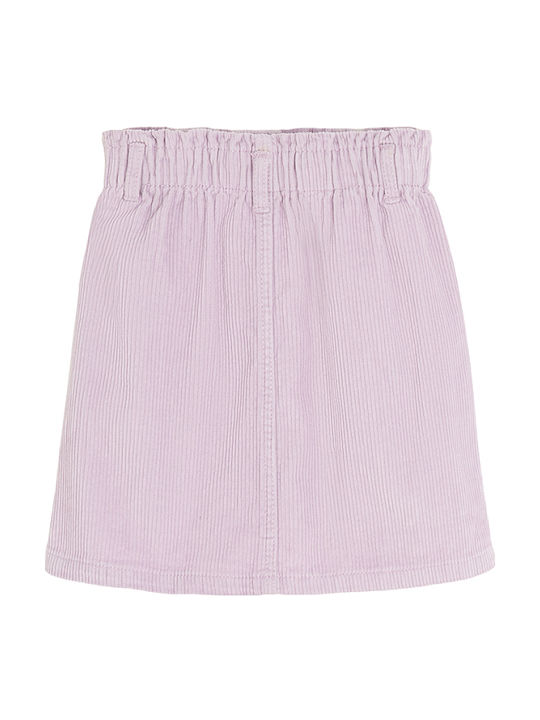 Kids' Corduroy Skirt Purple