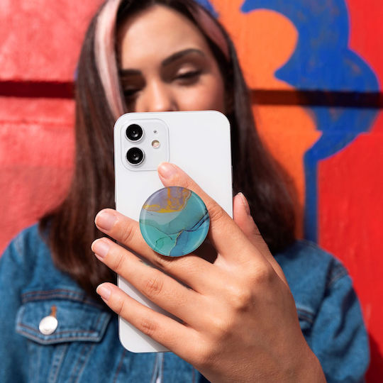 Sonique Pop Socket for Mobile Phone Turquoise