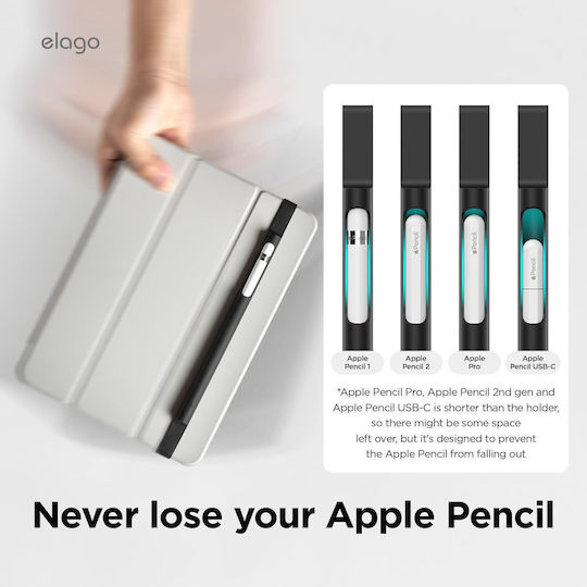 Elago Silicone Band Holder Apple Pencil Apple Pencil Pro Black
