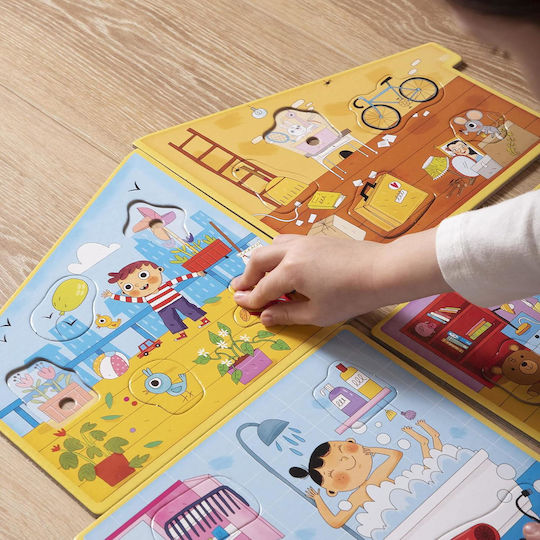 Lisciani Giochi My Tidy Little House Montessori Joc Educațional de Cunoștințe pentru 2+ ani Ani