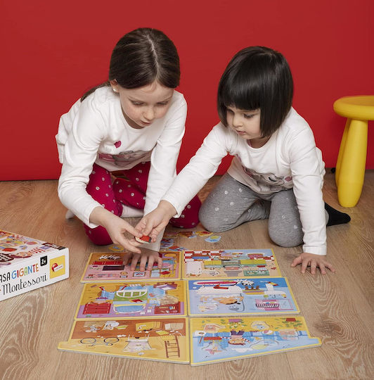 Lisciani Giochi My Tidy Little House Montessori Joc Educațional de Cunoștințe pentru 2+ ani Ani