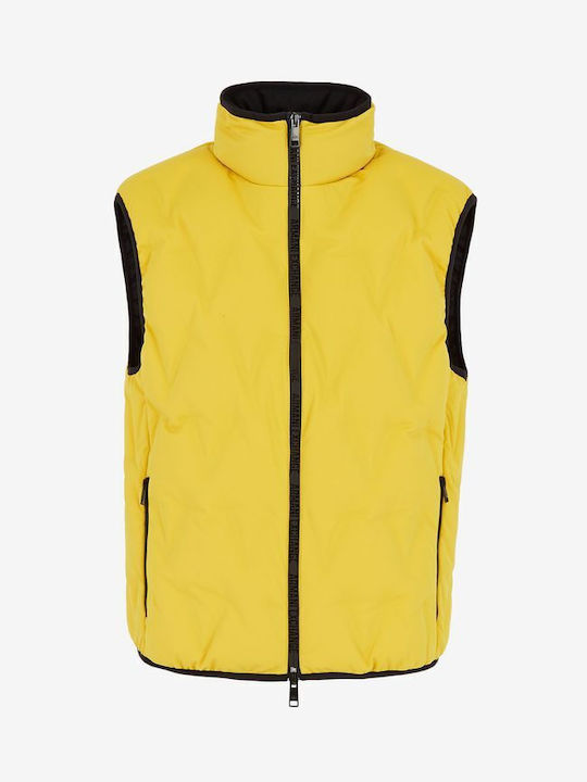 Armani Exchange Men's Sleeveless Jacket Yellow