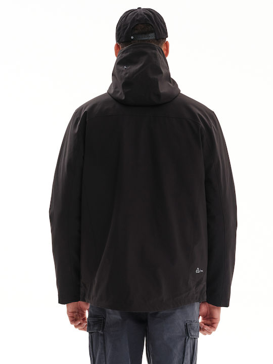 3 in 1 Winter Jacket Waterproof Black