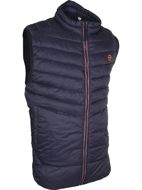 Sleeveless Jacket Blue