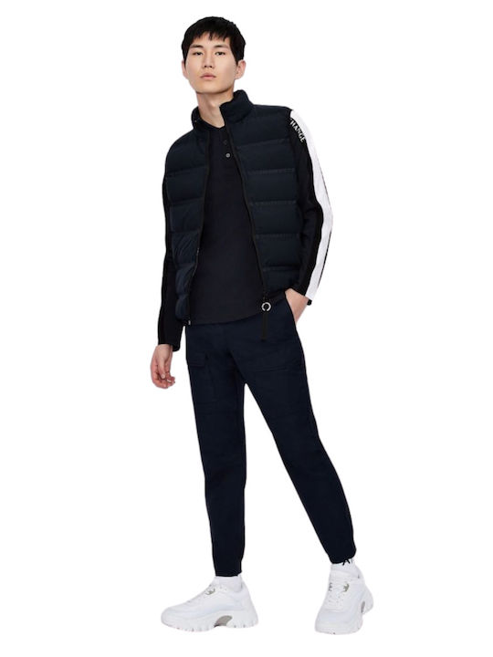 Sleeveless Jacket Navy Blue