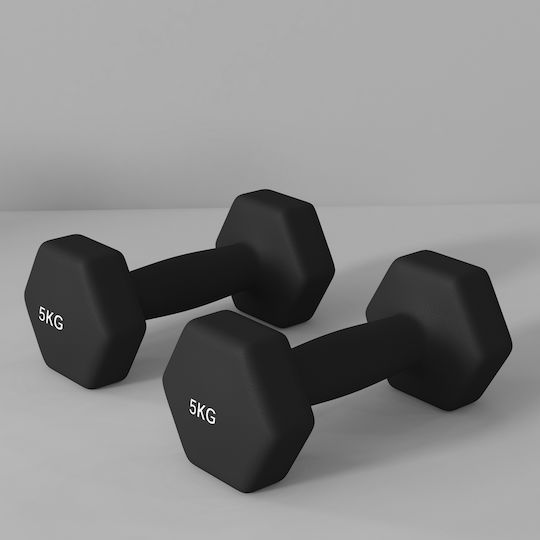 Sportnow Hexagon Dumbbell 1 x 5kg