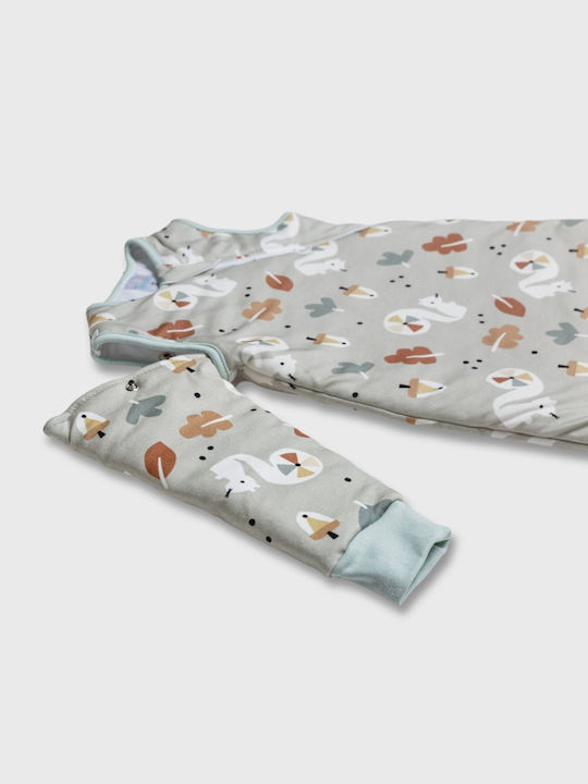 Tender Winter Sleeping Bag with Feet Flex 2.5 Tog Bay Leaf Mint with Detachable Sleeves