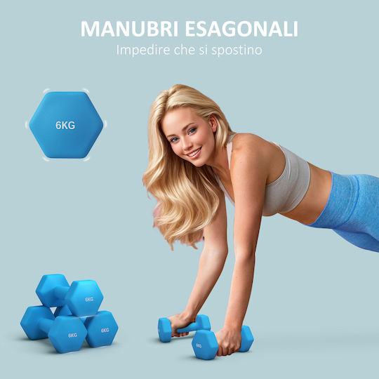 Sportnow Βαράκι Εξάγωνο 1 x 6kg