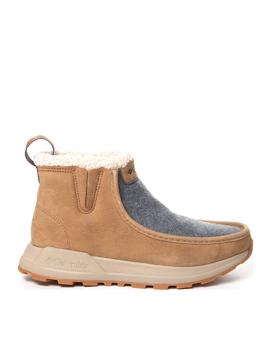 Landroamer Cozy Leather Women's Chelsea Boots Brown