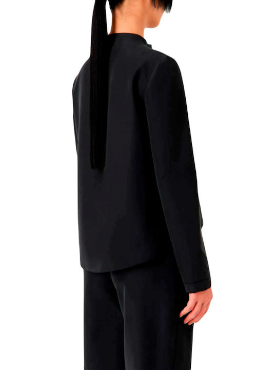 Women's Short Lifestyle Jacket for Winter Black