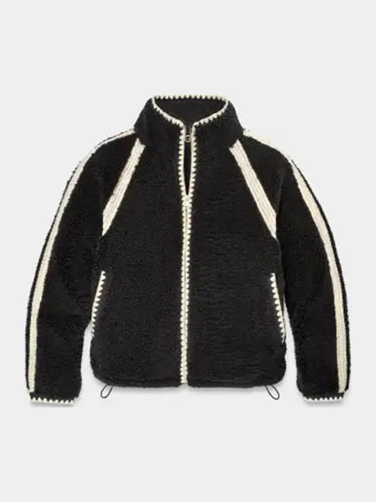 Women's Short Lifestyle Jacket for Winter Black
