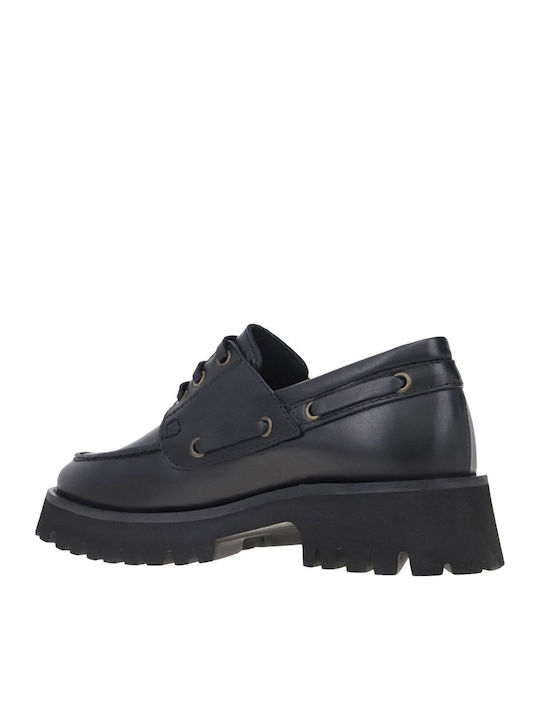 Δερμάτινα Ανδρικά Loafers σε Μαύρο Χρώμα