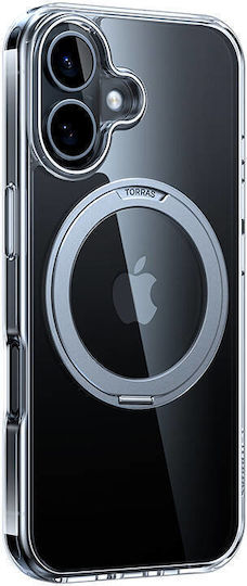 Torras Umschlag Rückseite Silikon 1.5mm Transparent (iPhone 16)