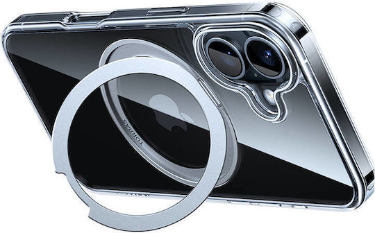 Torras Umschlag Rückseite Silikon 1.5mm Transparent (iPhone 16)