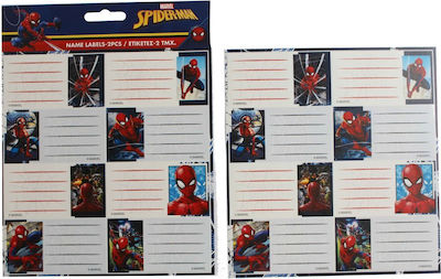 Gim Notebook Labels Spiderman 16pcs