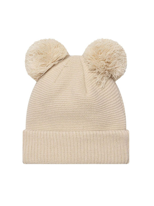 New Era Yankees Beanie Beanie Knitted in Beige color