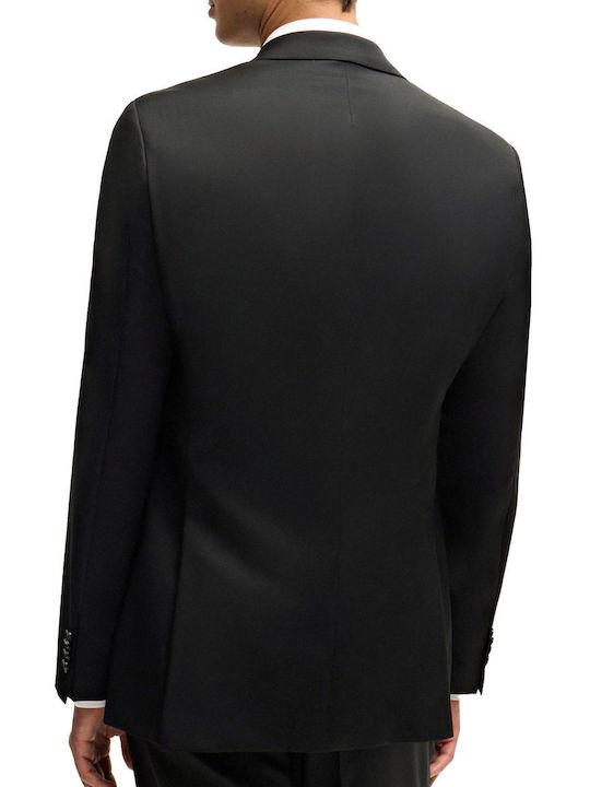 Hugo Boss Men's Suit Jacket Regular Fit Black