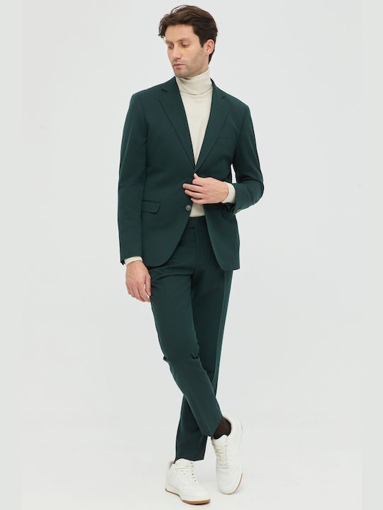 Aristoteli Bitsiani Men's Suit Slim Fit Green