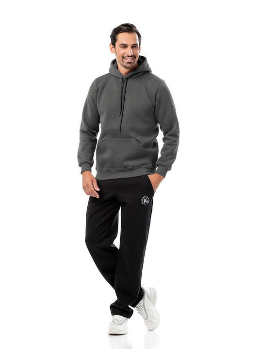 Bodymove Men's Sweatshirt with Hood Gray