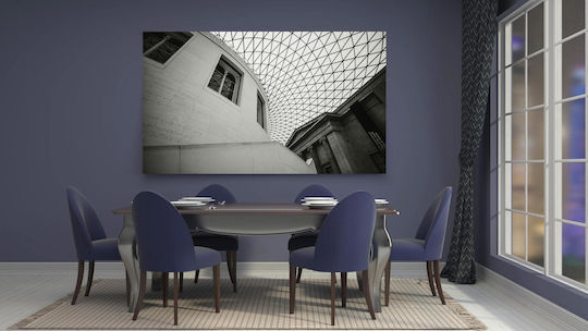 Geometric Architecture Painting A Modern Museum 30x20
