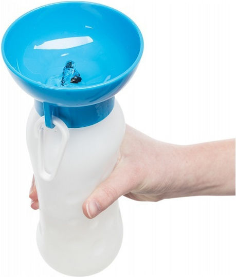 Trixie Kunststoff Flasche Futter & Wasser für Hund & Katze 550ml in Blau Farbe