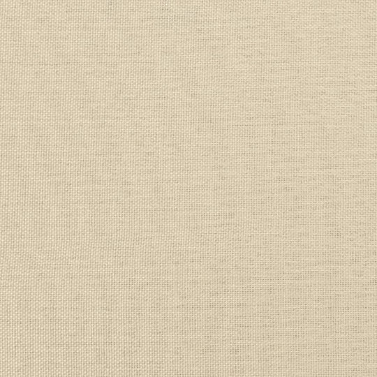 Vidaxl 3-teiliges Wohnzimmer-Set mit cremefarbenen Zierkissen Stoff 77x77x80cm Zweisitzer Dreisitzer Creme