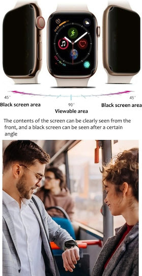 Antispy Screen Protector pentru Apple Watch 9, 8, 7 (Apple) 1buc EDA006137803
