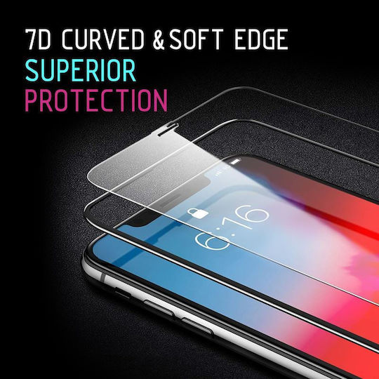 Crong 7d Nano Flexible Glass 9h Hybrid Glass Full Screen Nokia 3.1